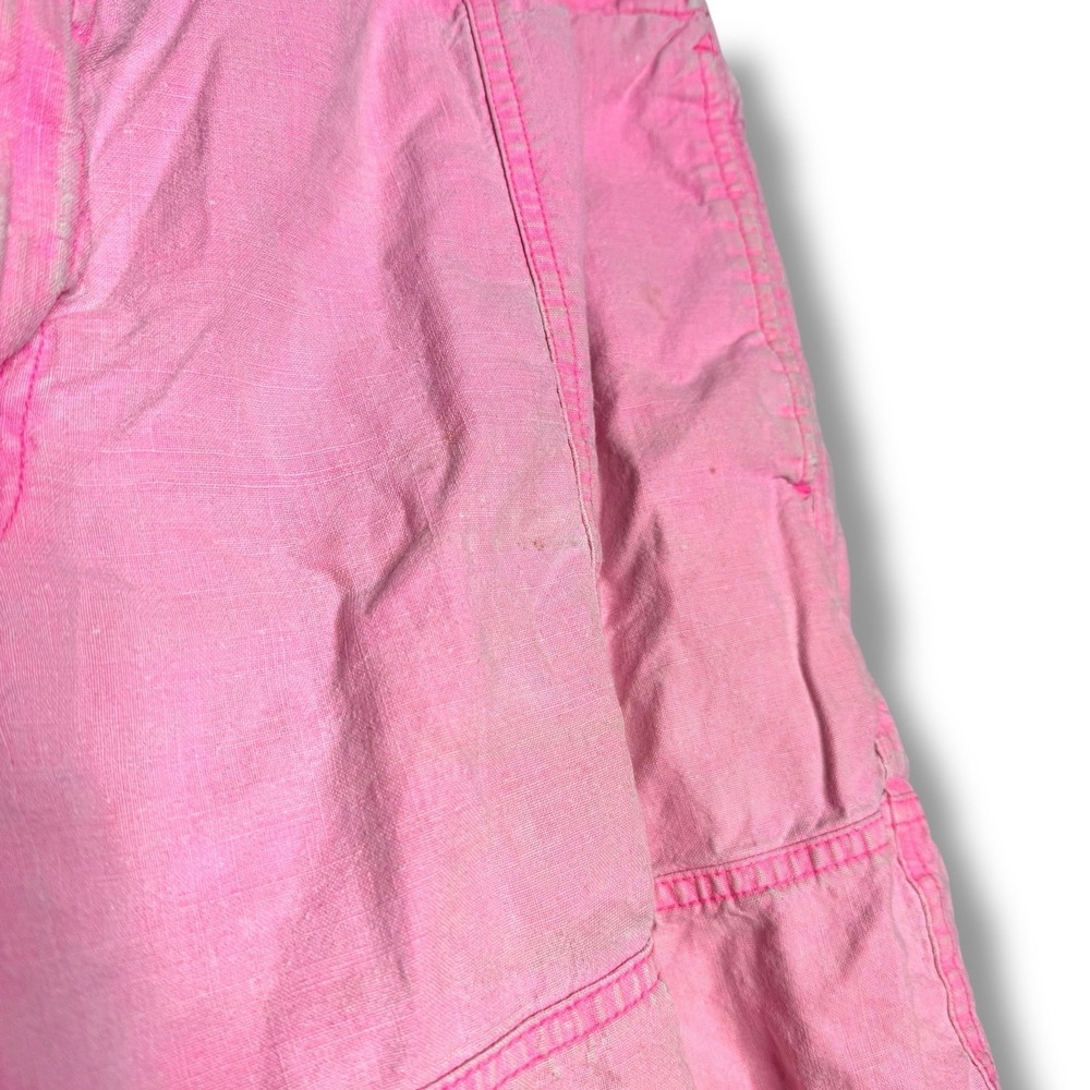 RARE Size Large VTG Board Shorts "Saturdays" Acid Wash Pink Tennis Shorts - Picture 5 of 10